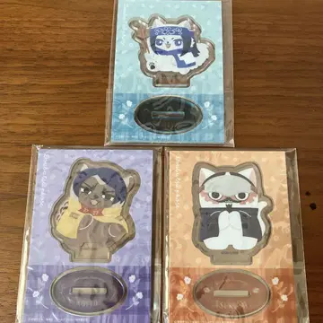 금 동물 포제 3점 세트