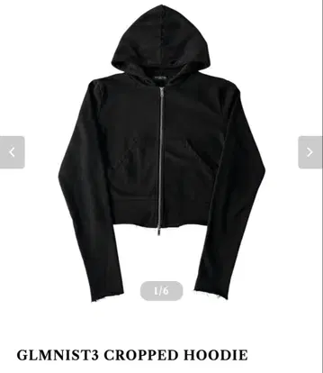 no mass prod GLMNIST3 CROPPED HOODIE