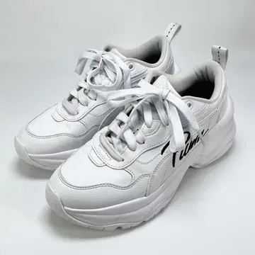 puma CILIA WEDGE 통굽 스니커즈 화이트 24cm