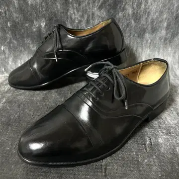 STACY ADAMS 스트레이트 팁 81/2W 블랙 가죽 신발