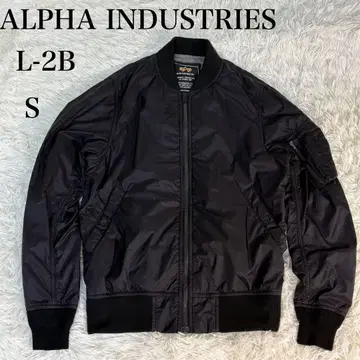 ALPHA 알파인더스트리 L-2B 플라이트 자켓 충전솜 없음 블랙