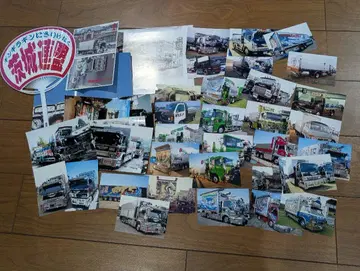 데코토라 여러가지 세트 트럭 야로 카미온 부록 리얼 트럭 달력 사진