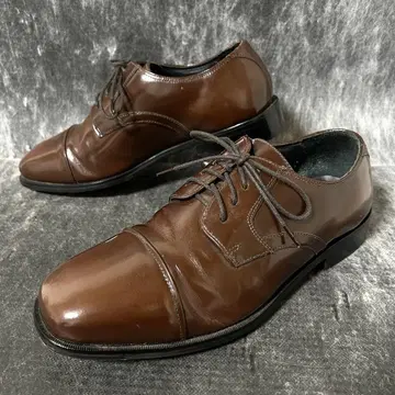 NUNN BUSH 스트레이트 팁 81/2M 브라운 가죽 가죽 신발