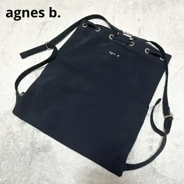 [ 새상품급 ] agnes b. 에네스베 냅색 백팩 복조리