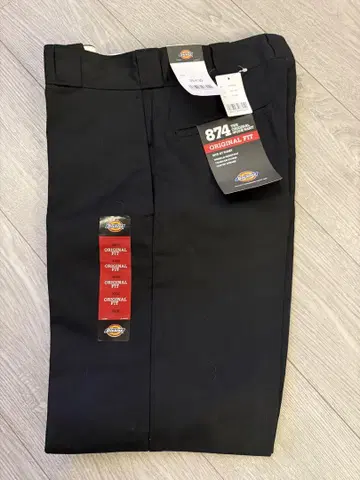 Dickies 874 오리지널 핏 블랙 30x30