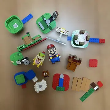 LEGO 마리오 세트와 순찰차