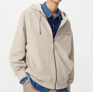 UNIQLO 유니클로 JW 앤더슨 맨투맨 오버 사이즈 풀 집업 후드티