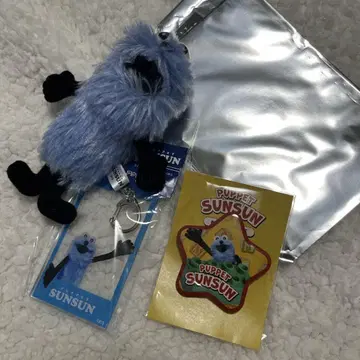 퍼펫 순순 팝업 스토어 봉제 인형 마스코트 키링 세트