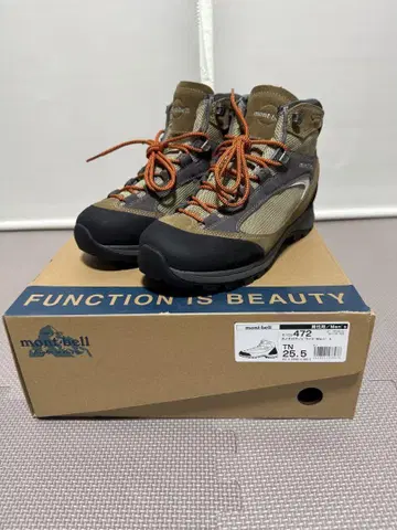 mont-bell 등산화 타이오카 부츠 와이드 GORE-TEX