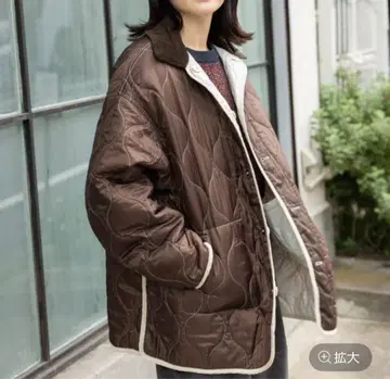 [ 최종 가격 ] 니코앤드 콜 컬러 퀼트 자켓 L 사이즈