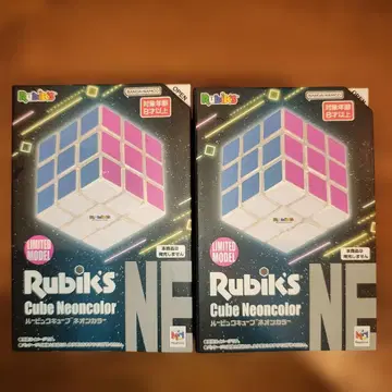 Rubik's Cube Neonccolor 한정판 모델 2개 세트