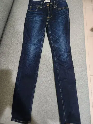 Moussy 스키니 데님 24 다크 블루