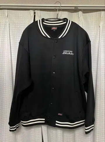 Dickies 블랙 바시티 자켓 L 사이즈