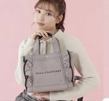 질 바이 질 스튜어트 비쥬 프릴 토트 그레이