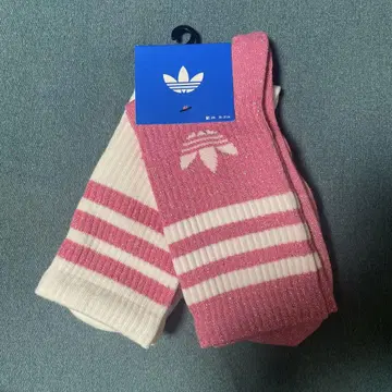 아디다스 오리지널 미드컷 크루삭스 25-27cm 핑크 2족