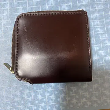 핸드메이드 코도반 지갑 다크 브라운