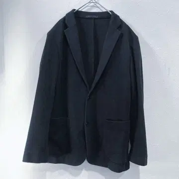 UNIQLO 네이비 니트 자켓 테일러드 자켓 (M) 무지