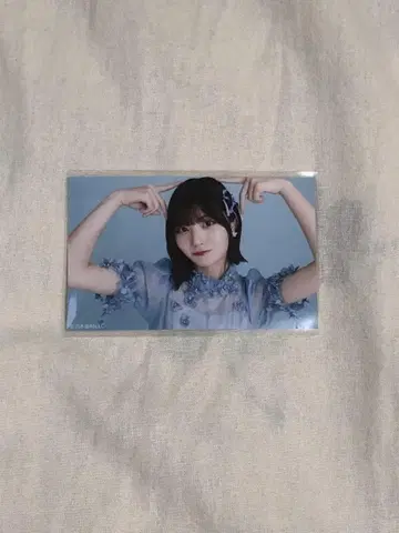 노기자카46 미니 브로마이드 네이블 오렌지 나카니시 아루노