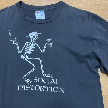 빈티지 00s SOCIAL DISTORTION 밴드 티셔츠
