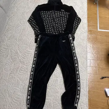 카파 저리 세트 블랙 벨로아 벨로아 셋업