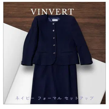 새상품급 반베르 VINVERT 포멀 슈트 네이비