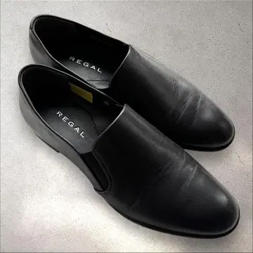 [컨디션 최상!] REGAL 리갈 블랙 사이드 고어 로퍼 23cm 블랙
