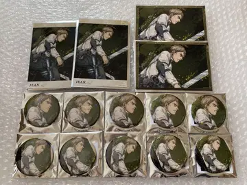 진격의 거인 싸우는 등 캔뱃지 브로마이드 장