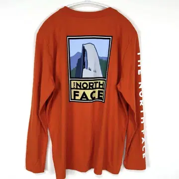 [ 새상품급 ] THE NORTH FACE 롱티셔츠 여성용 L 오렌지