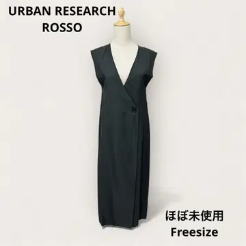 거의 미사용 V넥 베스트 원피스 URBAN RESEARCH ROSSO