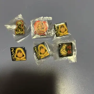 NARUTO 나루토 카카시 사쿠라 암부 핀 배지 6개 세트