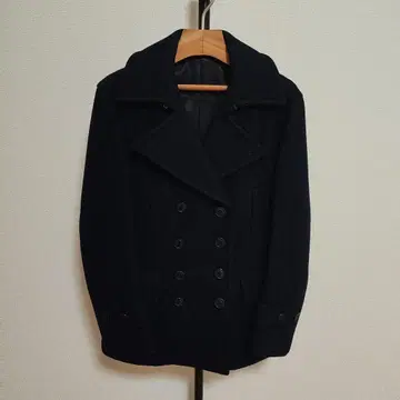 Scye Basics 울 더블 브레스트 피코트 38