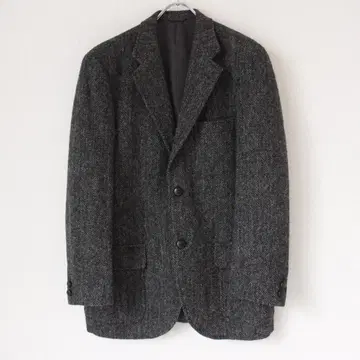 NEW YORKER 해리스 트위드 테일러드 자켓 헤링본 A5