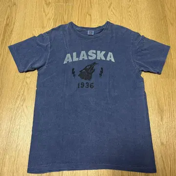 'BARNS out fitters' ALASKA 티셔츠 블루
