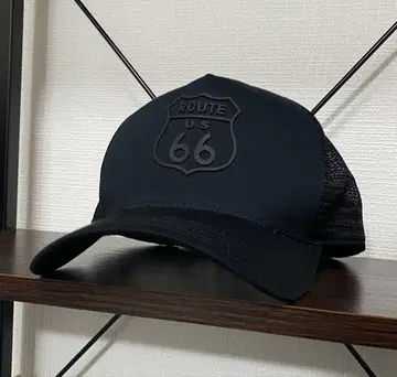 ROUTE66 블랙 메쉬 캡