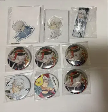 츠키우타 시모츠키 슌 캔뱃지 굿즈 세트 9점