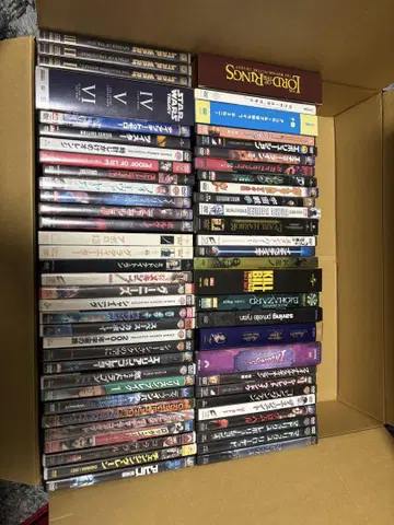 DVD 주로 서양 영화 74권 묶음 판매