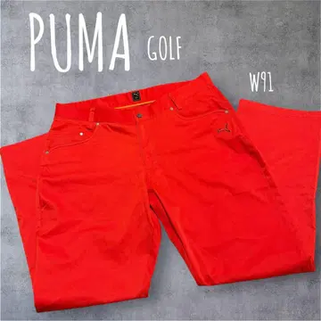 푸마 PUMA 골프 팬츠 레드 W91