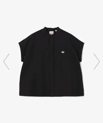 블랙 단톤 버튼 셔츠