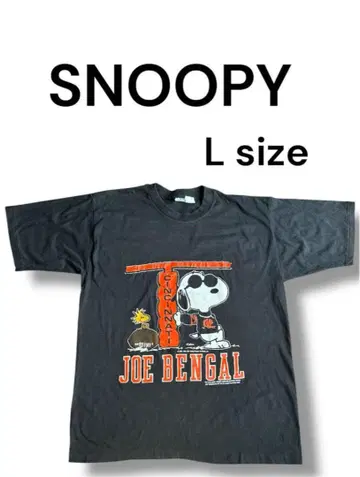 미국제 구제 의류 70-80s SNOOPY 티셔츠 빈티지 블랙
