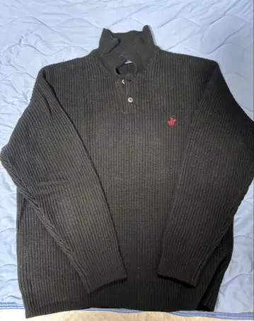 BEVERLY HILLS POLO CLUB 블랙 스웨터 M