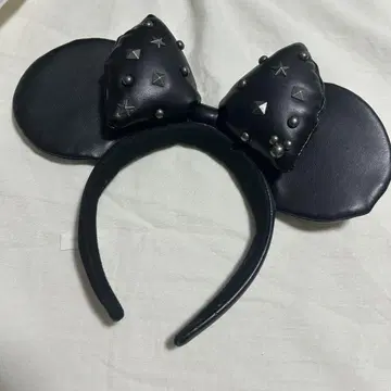 블랙 미키마우스풍 머리띠