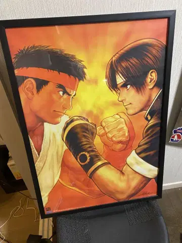 SNK VS CAPCOM 1999 B2 포스터 일본제 프린트