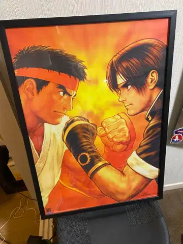 SNK VS CAPCOM 1999 B2 포스터 일본제 프린트