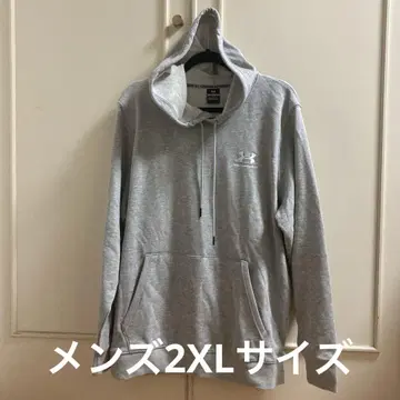 택 포함 새상품 UNDER ARMOUR 그레이 2XL 후드티