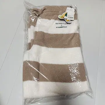 [ 미개봉 ] 스타벅스 스벅 젤라피케 보더 롱 팬츠 모카 베이지