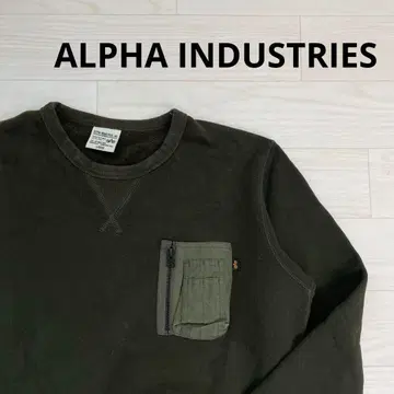 ALPHA INDUSTRIES 알파인더스트리 코튼 맨투맨