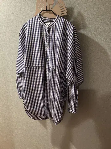 엔폴드 체크 셔츠
