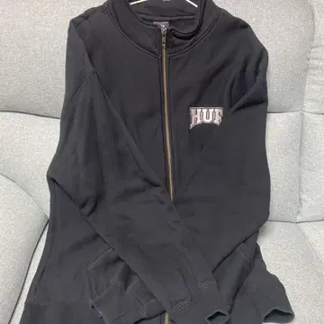 HUF 블랙 풀 집업 트레이닝복