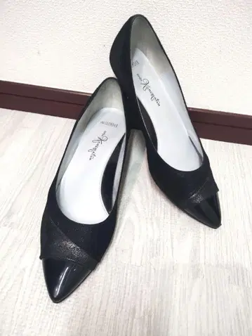 긴자 카네마츠 펌프스 블랙 블랙 24cn