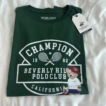BEVERLY HILLS POLO CLUB 티셔츠 그린